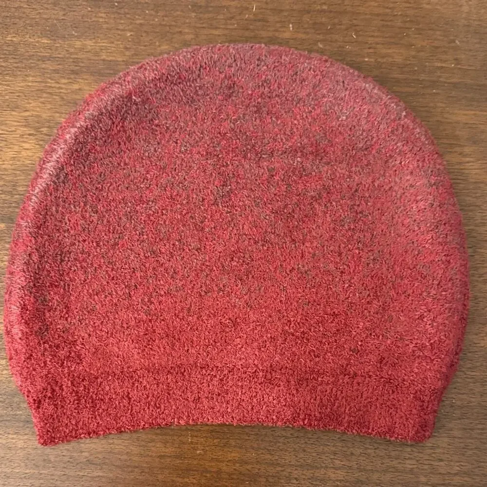 Barefoot Dreams CozyChic Lite Confetti Beanie | Crimson Rosewood | Cozy Boho New